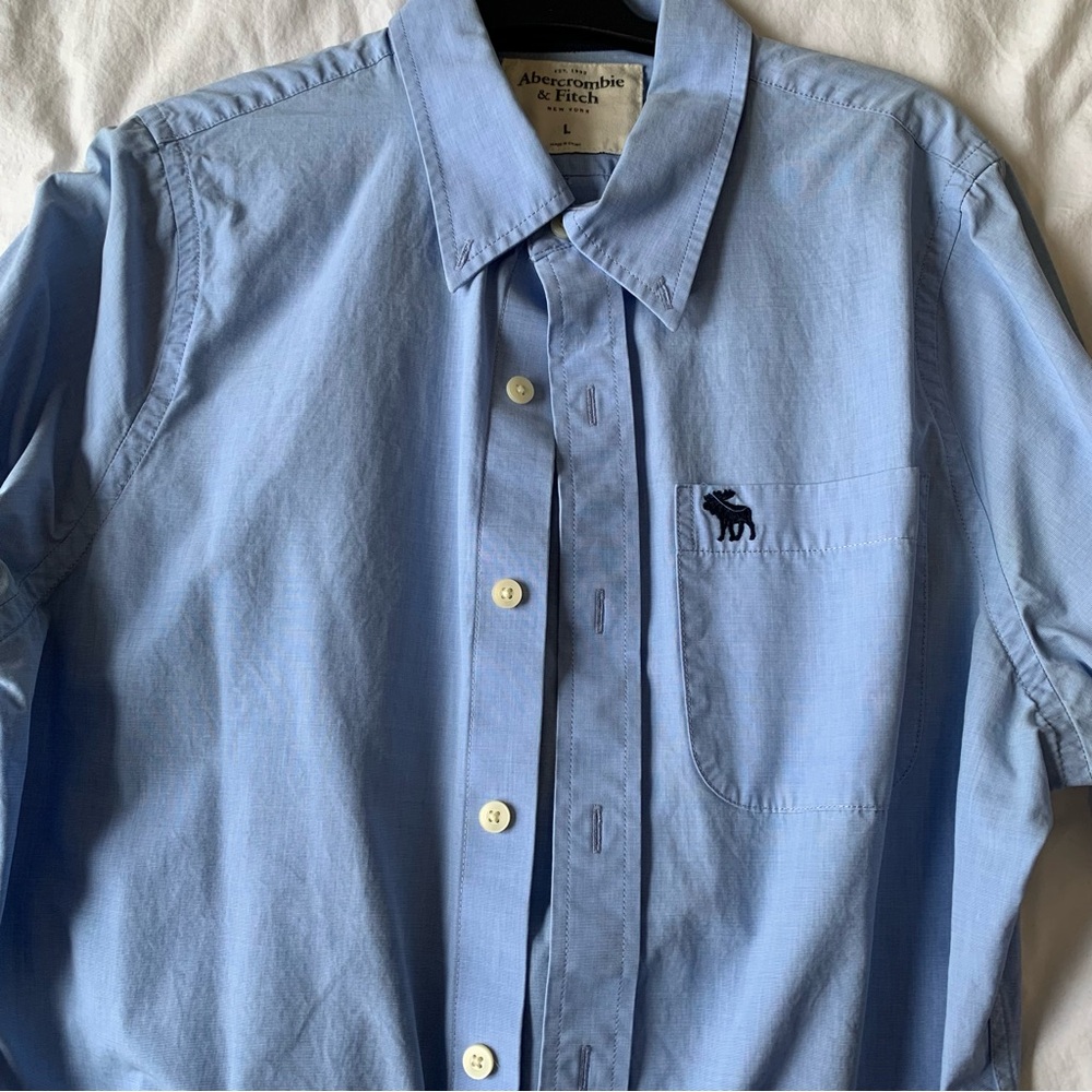 Abercrombie & Fitch Blue Men's Shirt